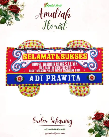 Papan Bunga Ucapan Selamat Darmajaya